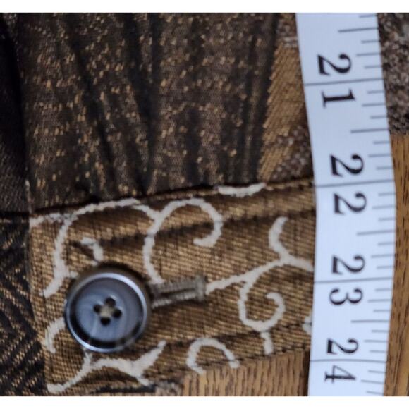 Breckenridge Women's Size 2X Tapestry Patchwork Vintage Button Up Jacket - Picture 7 of 7